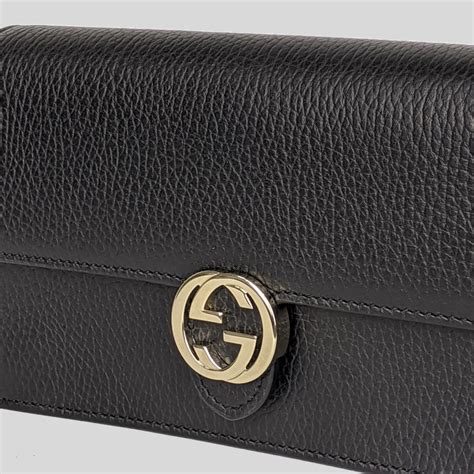 gucci interloking|Gucci interlocking wallet on chain.